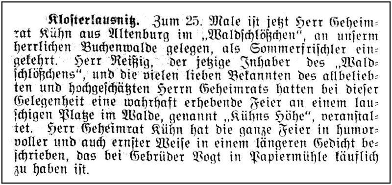1905-07-25 Kl  Geheimrat Kuehn